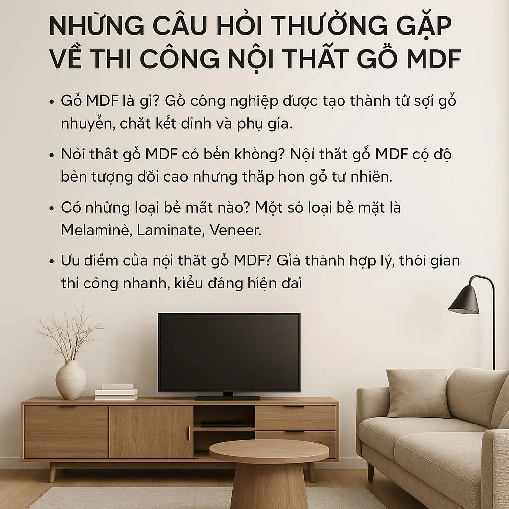 FAQ - Những câu hỏi thường gặp về thi công nội thất gỗ MDF FAQ - Những câu hỏi thường gặp về thi công nội thất gỗ MDF Bluecons