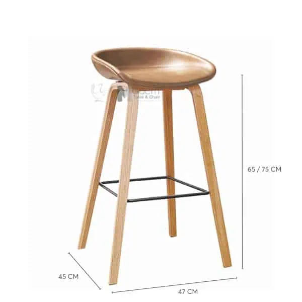 Ghế gỗ cho bàn đảo bếp