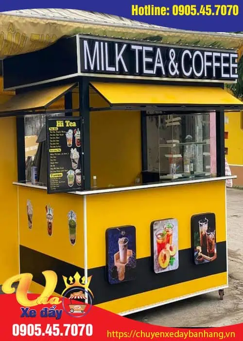 Kiot trà sữa đẹp