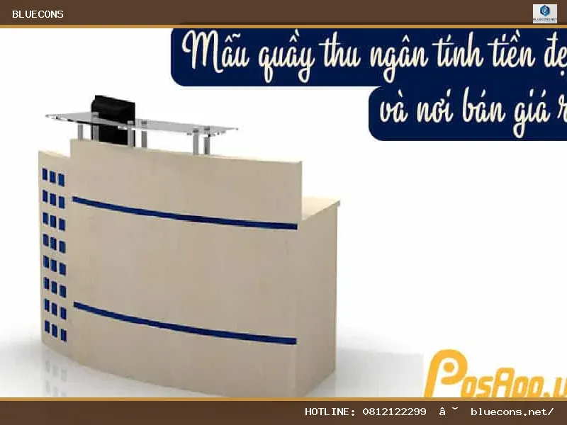 Giá quầy thu ngân – hình ảnh Bluecons
