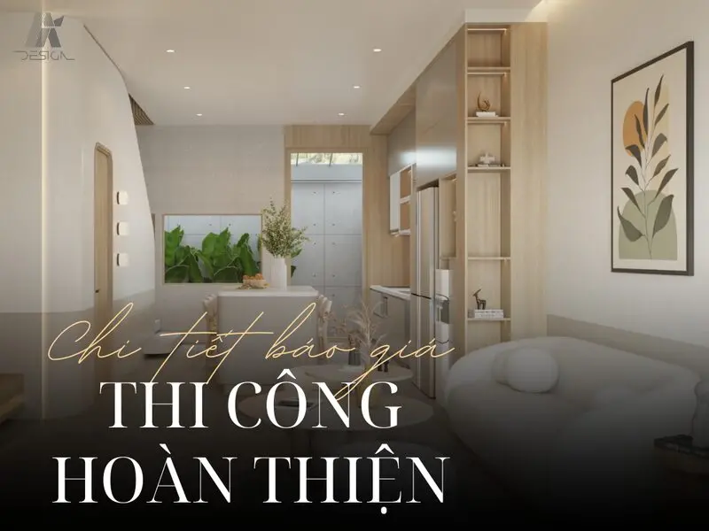 Hình ảnh thi công hoàn thiện nhà phố