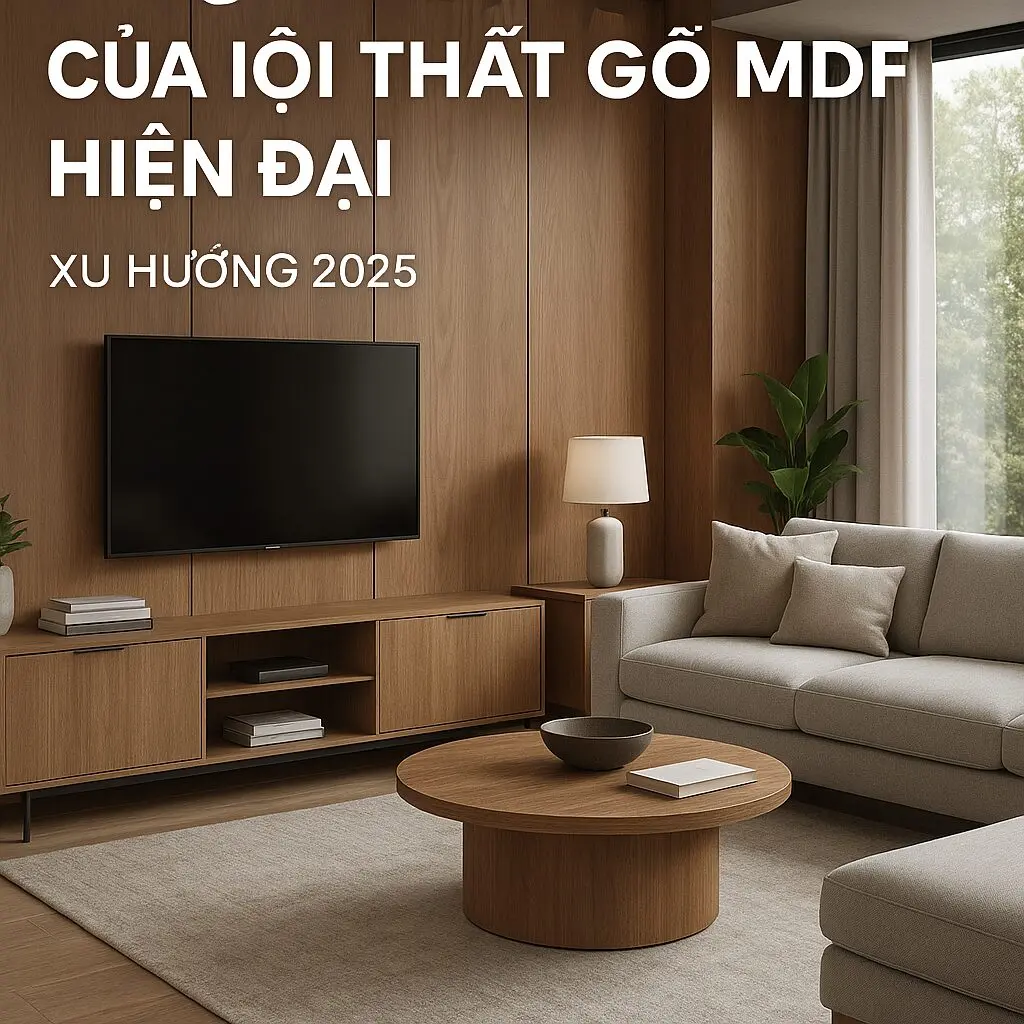 Giới Thiệu và Lợi Ích Của Nội Thất Gỗ MDF Hiện Đại: Xu Hướng 2025 Bluecons