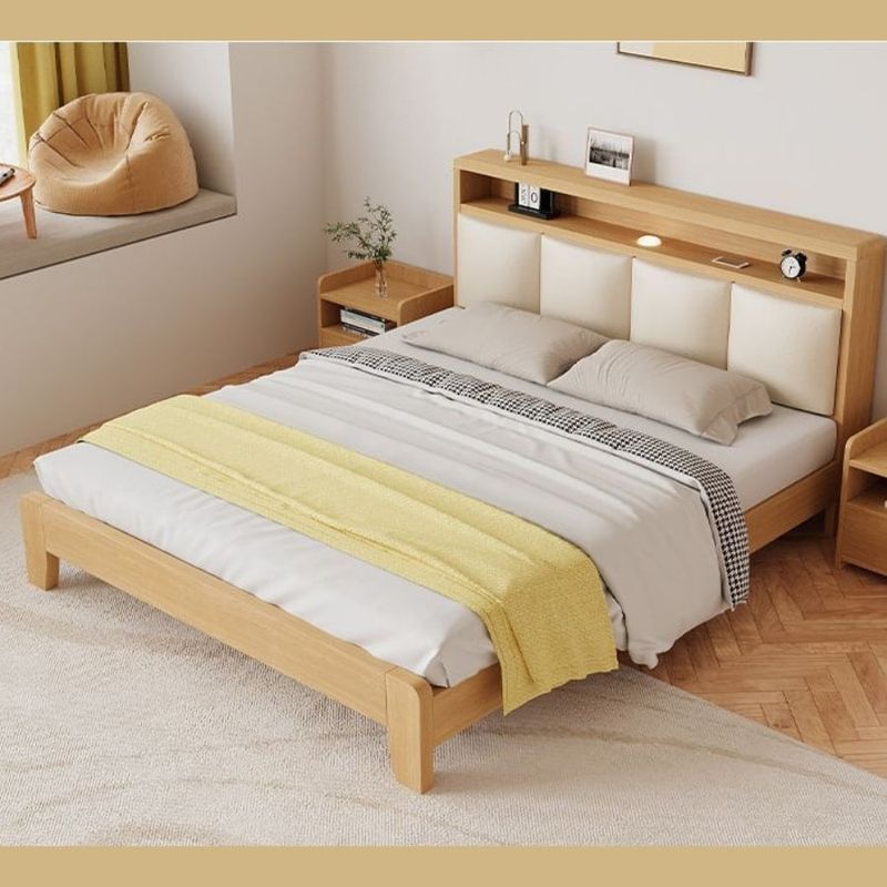 Giường cao cấp gỗ tự nhiên đẹp hiện đại