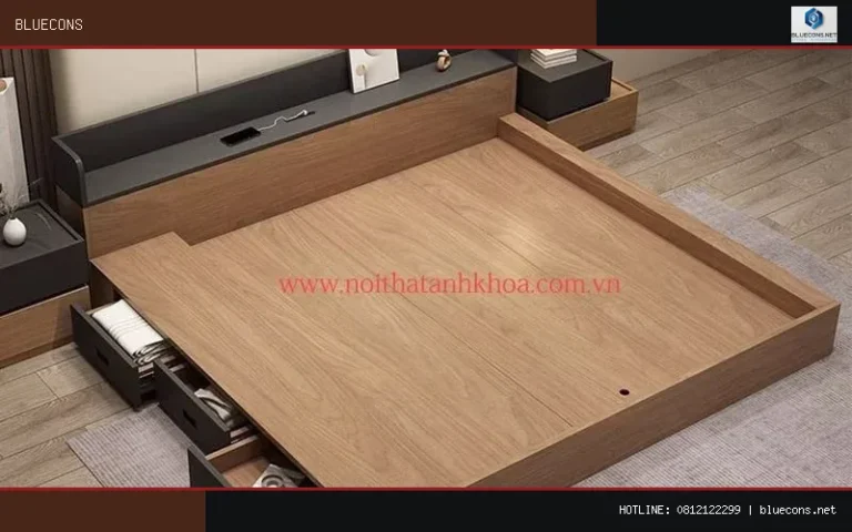 giường ngủ đơn – hình ảnh Bluecons