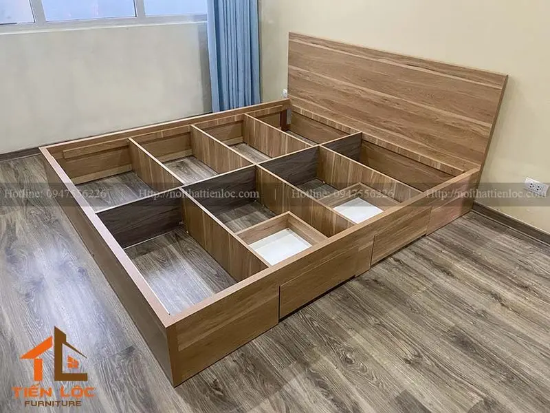 Giường ngủ gỗ công nghiệp