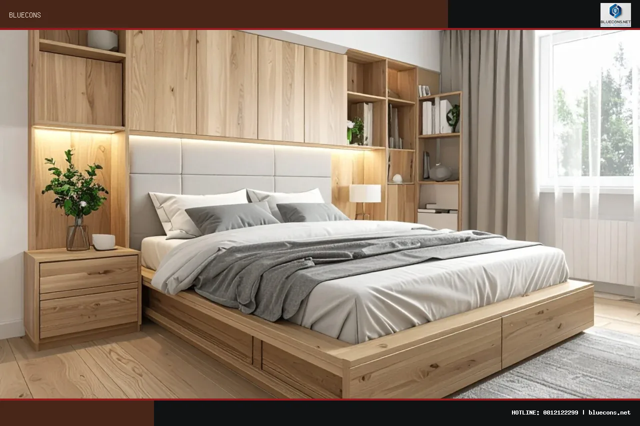 giường ngủ tròn – hình ảnh Bluecons
