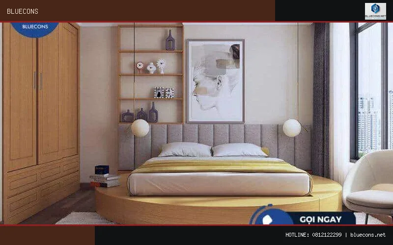 8. Quy trình đặt, thiết kế và thi công giường tròn tại Bluecons – Bluecons