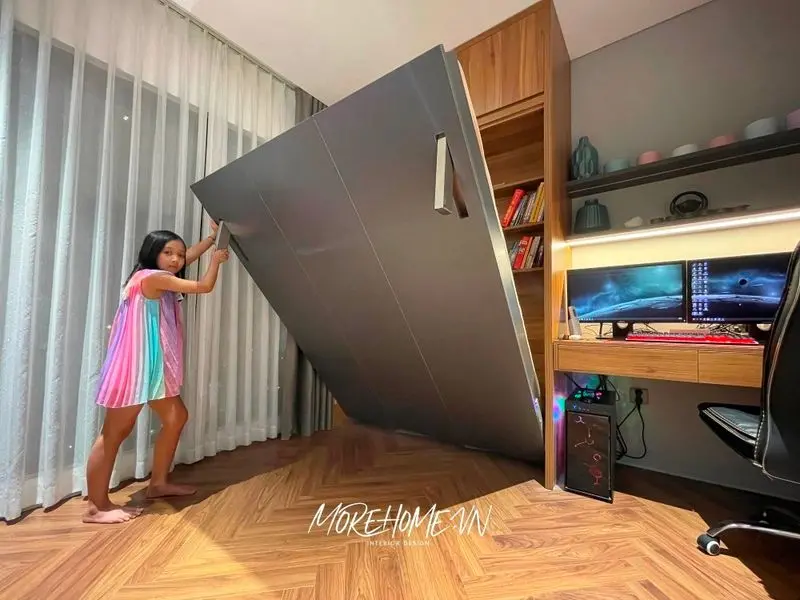 Giường thông minh có ngăn kéo kéo