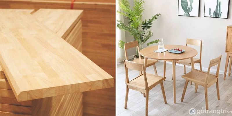 Gỗ Cao Su Được Chăm Sóc Kỹ Lưỡng