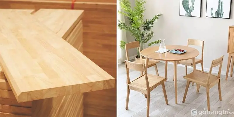 Gỗ Cao Su Được Chăm Sóc Kỹ Lưỡng