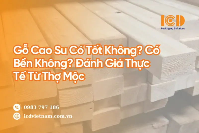 Gỗ cao su có tốt không?