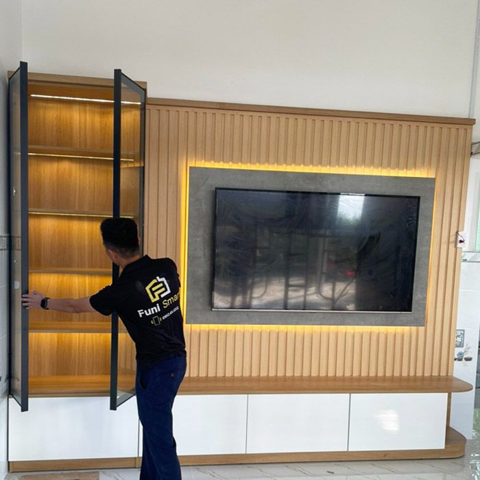 Kệ tivi MDF, veneer, laminate