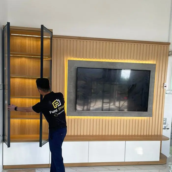Kệ tivi MDF, veneer, laminate