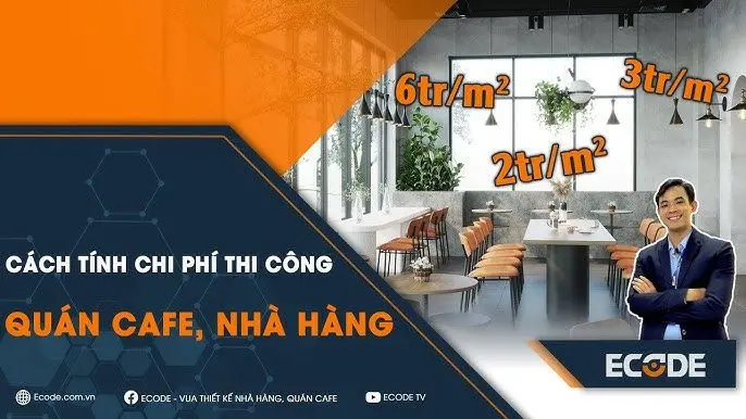 Hình ảnh quán cafe đã hoàn thiện
