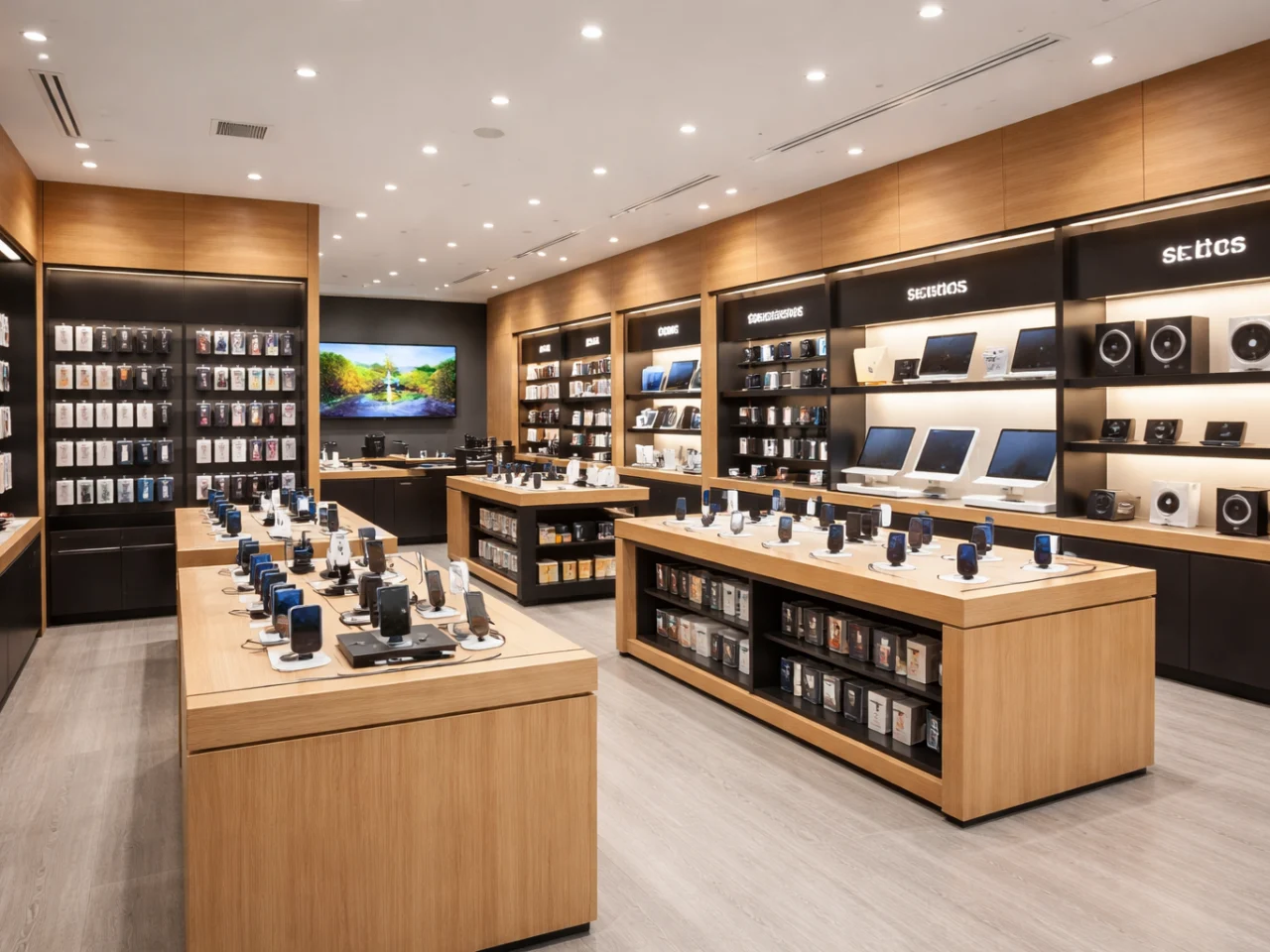 Hướng Dẫn Thi Công Shop Đồ Điện Tử Chuyên Nghiệp – ảnh minh họa Bluecons