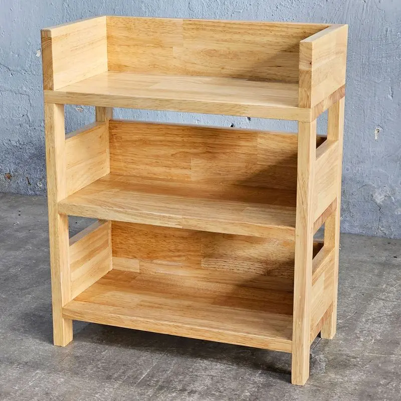kệ mỹ phẩm 3 tầng gỗ cao su 2