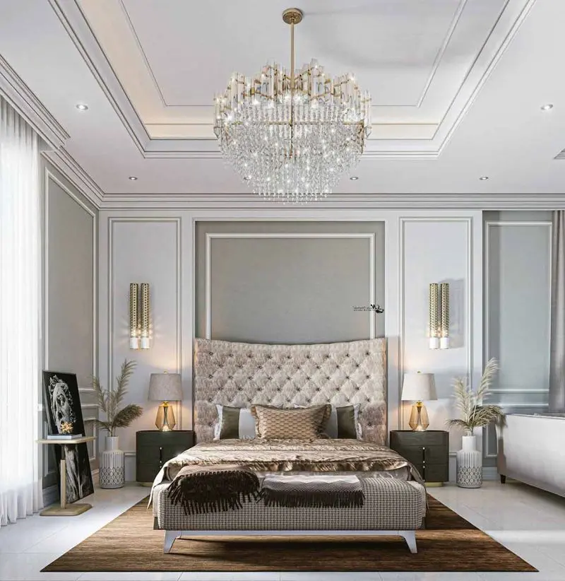 Không gian nội thất phong cách tân cổ điển sang trọng