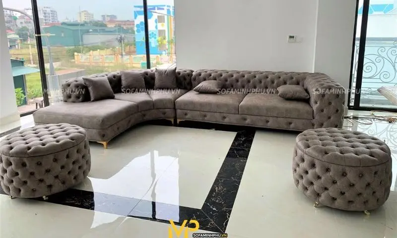 Hình ảnh sofa với kích thước chuẩn