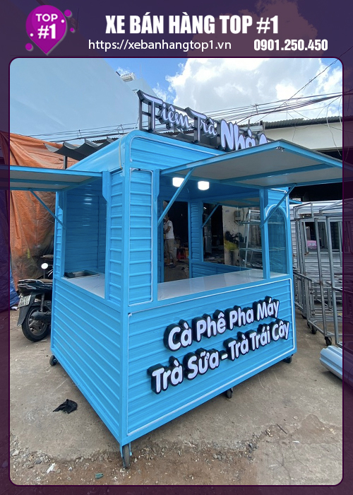 Kiot bán cà phê hiện đại