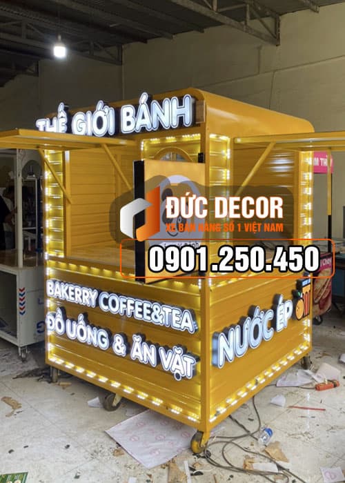 Kiot cao cấp bán đồ ăn vặt