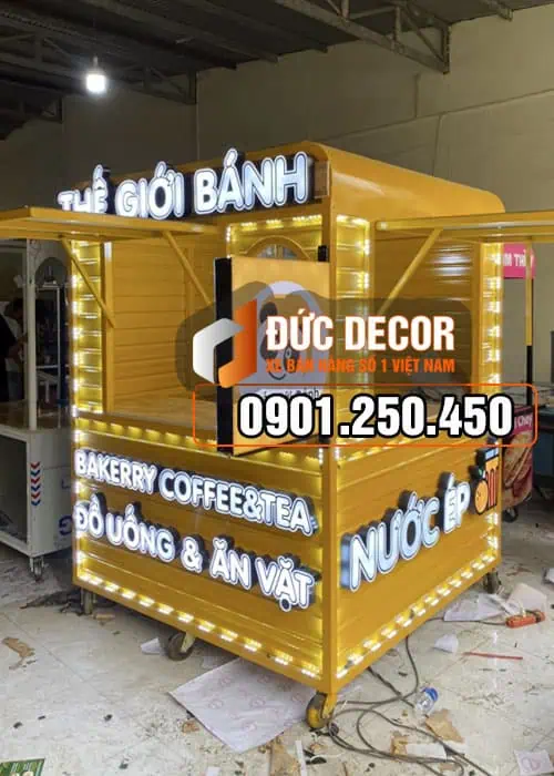 Kiot cao cấp bán đồ ăn vặt