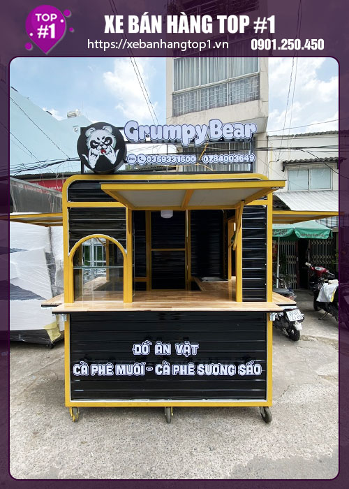 Mẫu kiot bán đồ ăn vặt