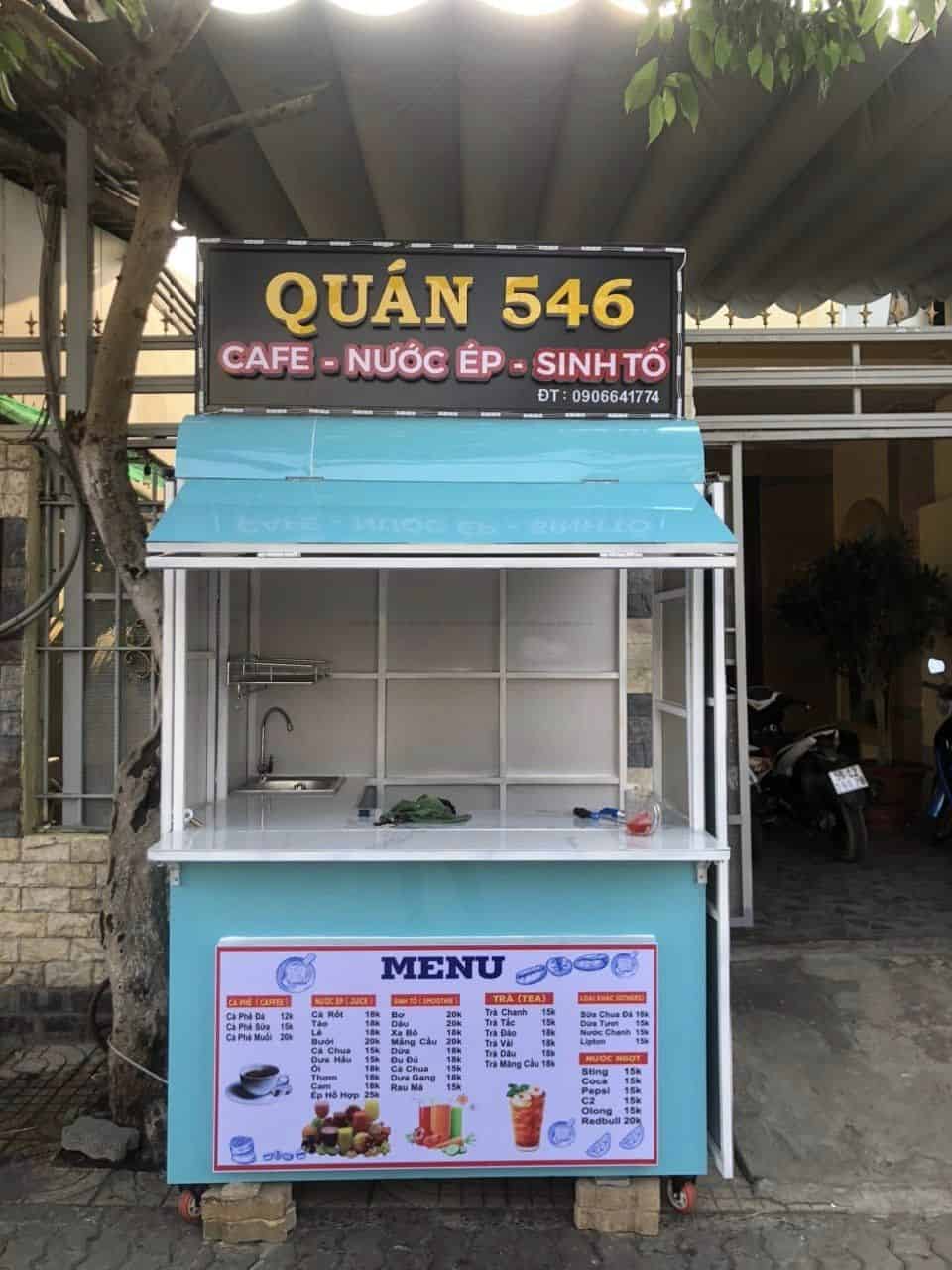 Thiết kế kiot bán hàng hiện đại
