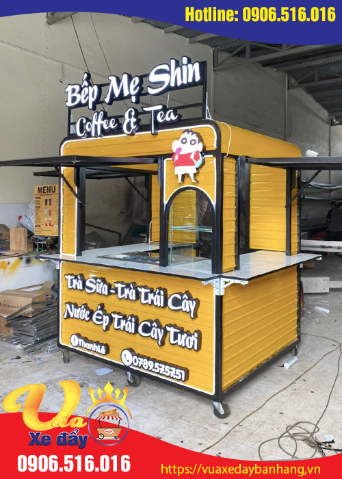 Mẫu kiot bán nước ép trái cây