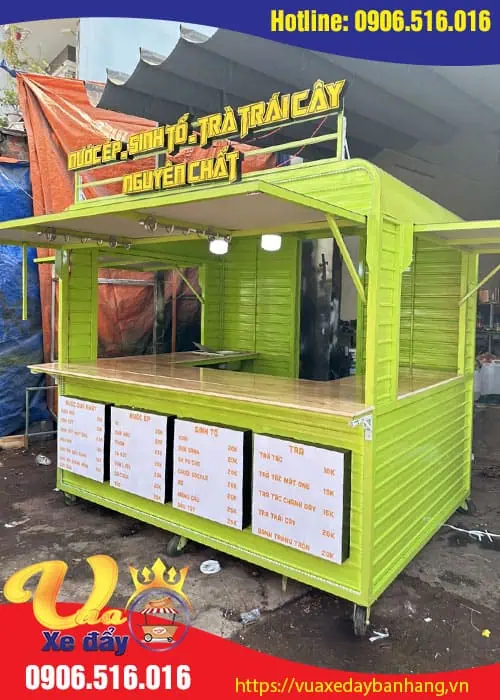 Mẫu kiot sinh tố nước ép