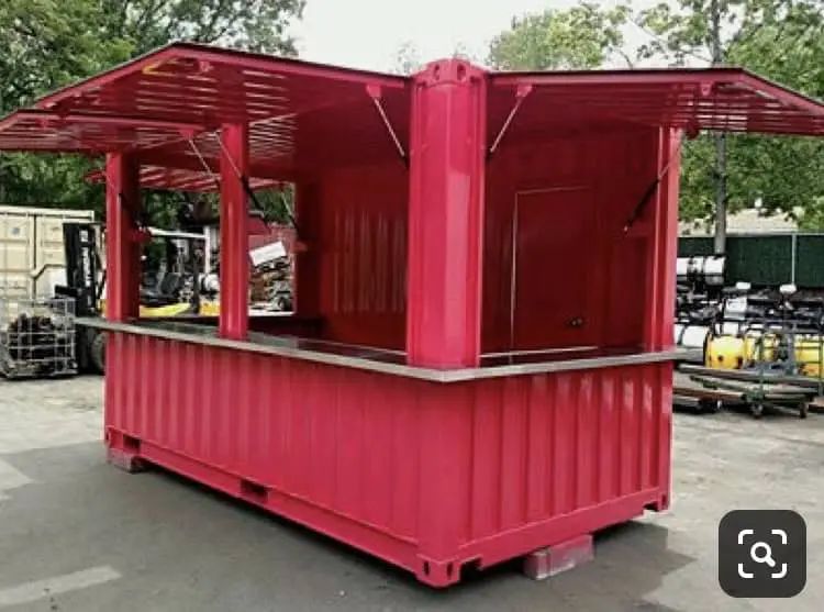 Quầy bán hàng được trang trí đẹp mắt