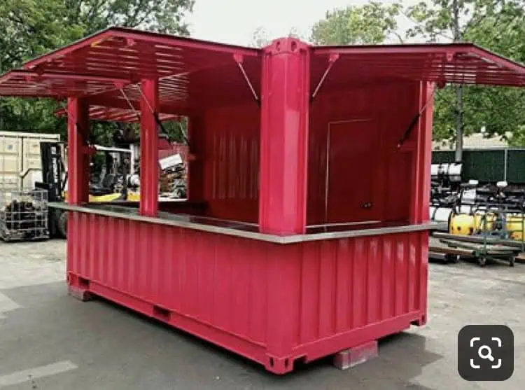 Quầy bán hàng được trang trí đẹp mắt