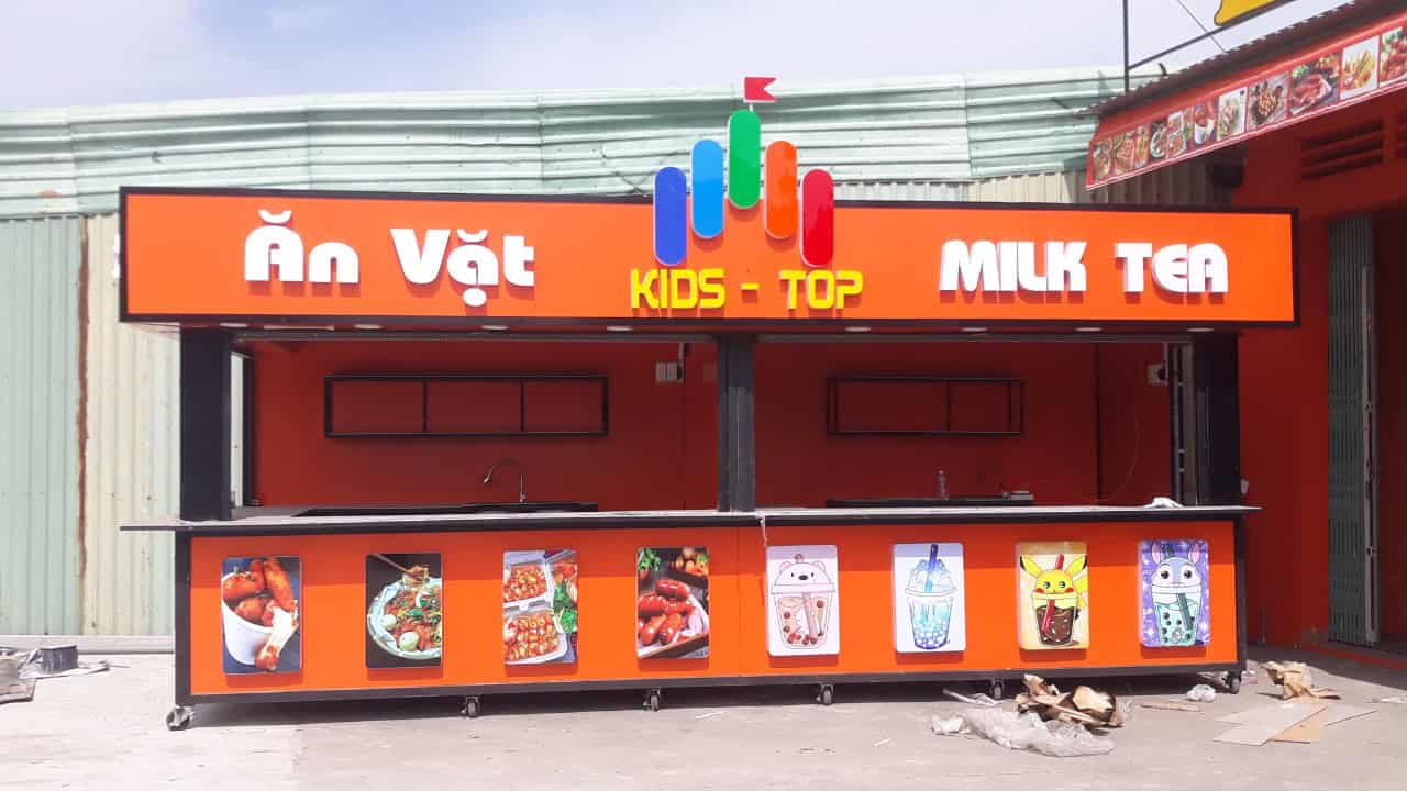 Quầy bán trà sữa