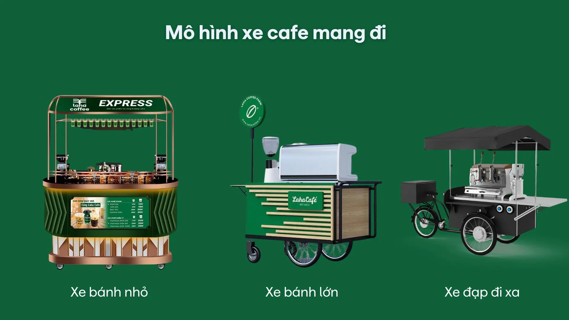 Xe cafe mang đi ấn tượng