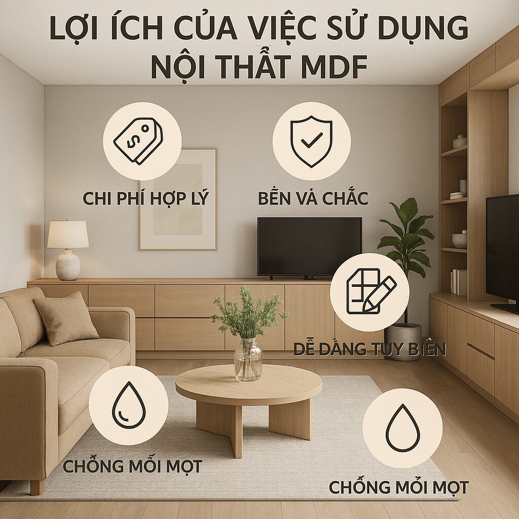 Lợi Ích Của Việc Sử Dụng Nội Thất MDF Lợi Ích Của Việc Sử Dụng Nội Thất MDF Bluecons