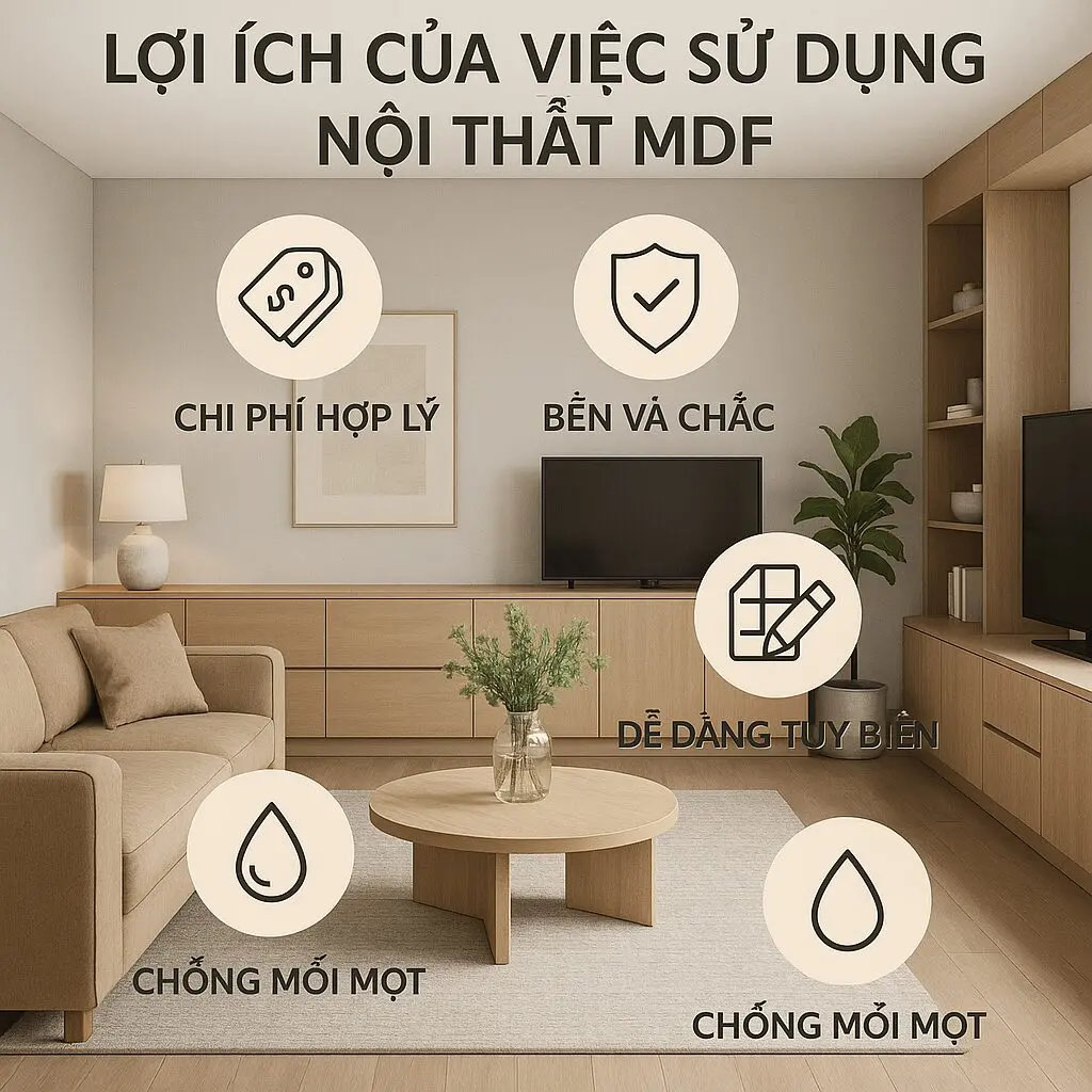Lợi Ích Của Việc Sử Dụng Nội Thất MDF Lợi Ích Của Việc Sử Dụng Nội Thất MDF Bluecons