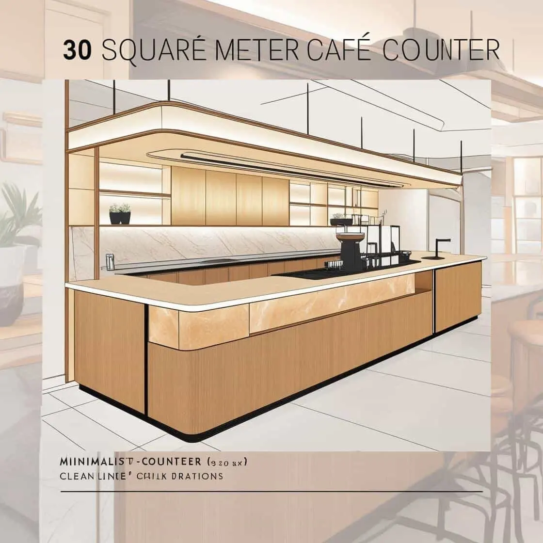 Quầy Quán Cafe Đẹp