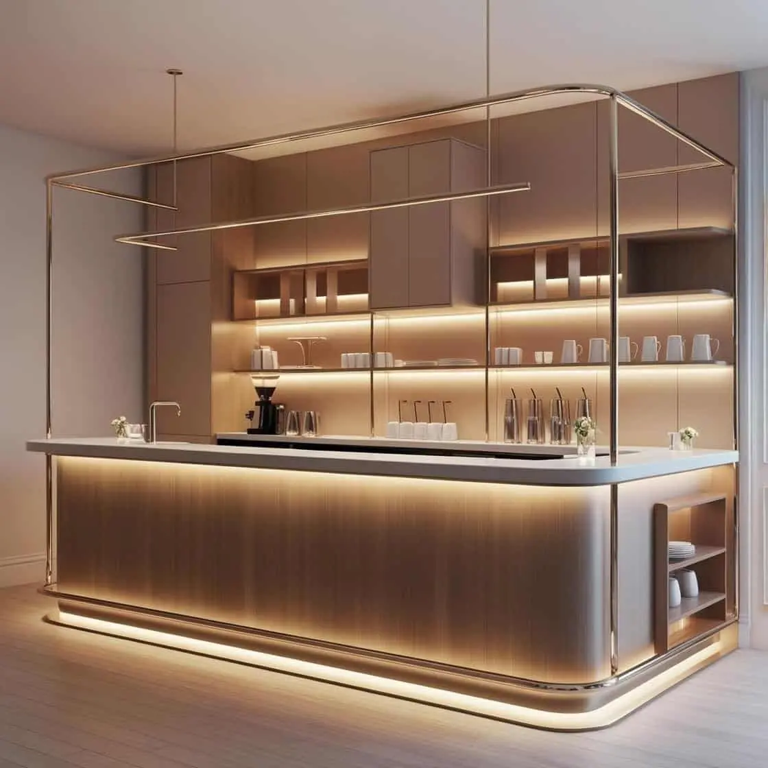 Quầy Quán Cafe Đẹp