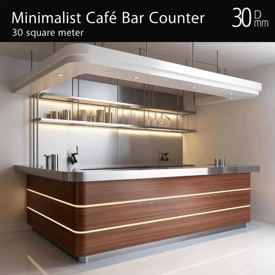 mau Quay pha che Quan Cafe Dep don gian 30m2
