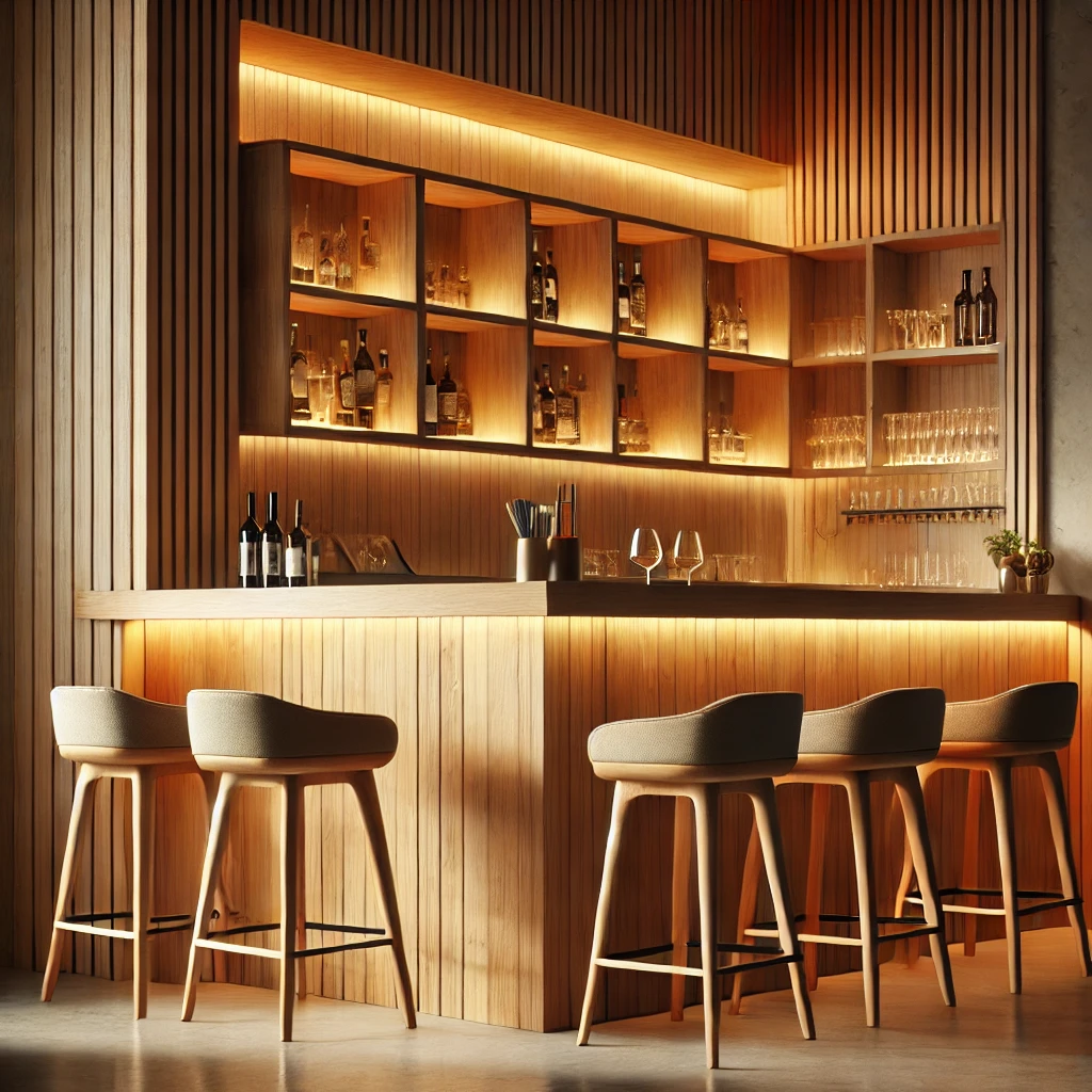 mẫu quầy bar gỗ hiện đại Mẫu Quầy Bar Gỗ Hiện đại