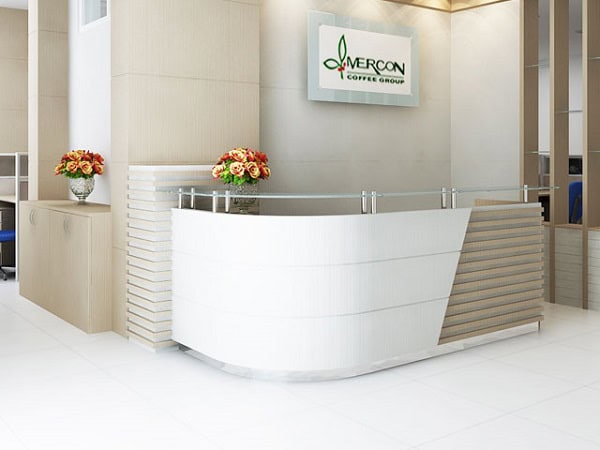 Quầy lễ tân tích hợp công nghệ
