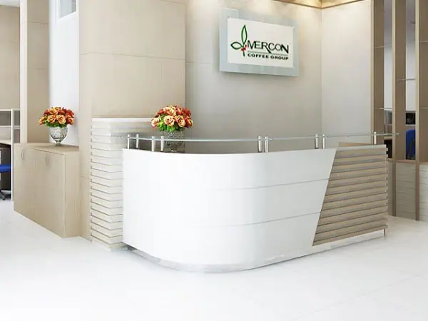 Quầy lễ tân tích hợp công nghệ