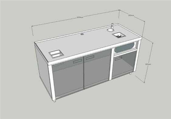 Mẫu Quầy Pha Chế Inox 6 Thiết Kế Tinh Tế Đem Lại Sự Sang Trọng 5 Thiết kế mẫu quầy pha chế inox đẹp và hiện đại