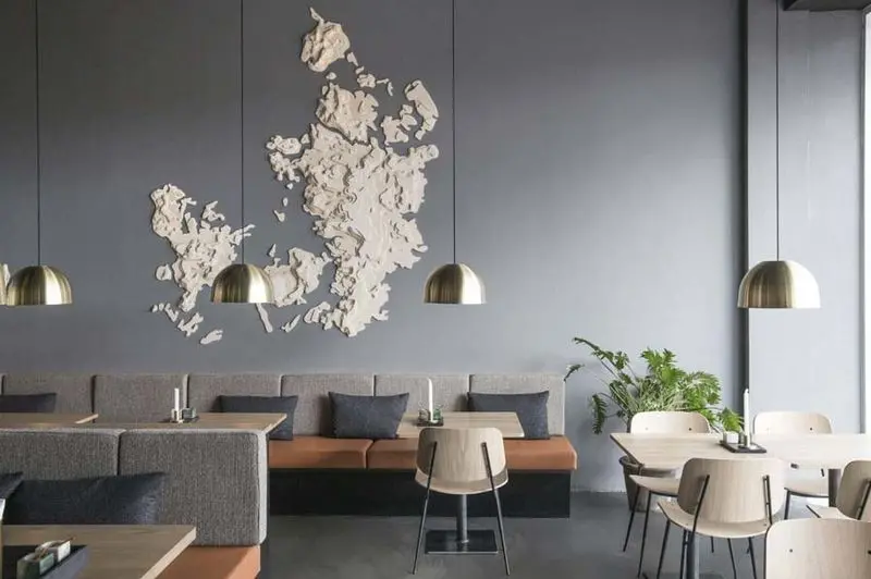 Mẫu thiết kế quán cà phê phong cách Scandinavian đẹp