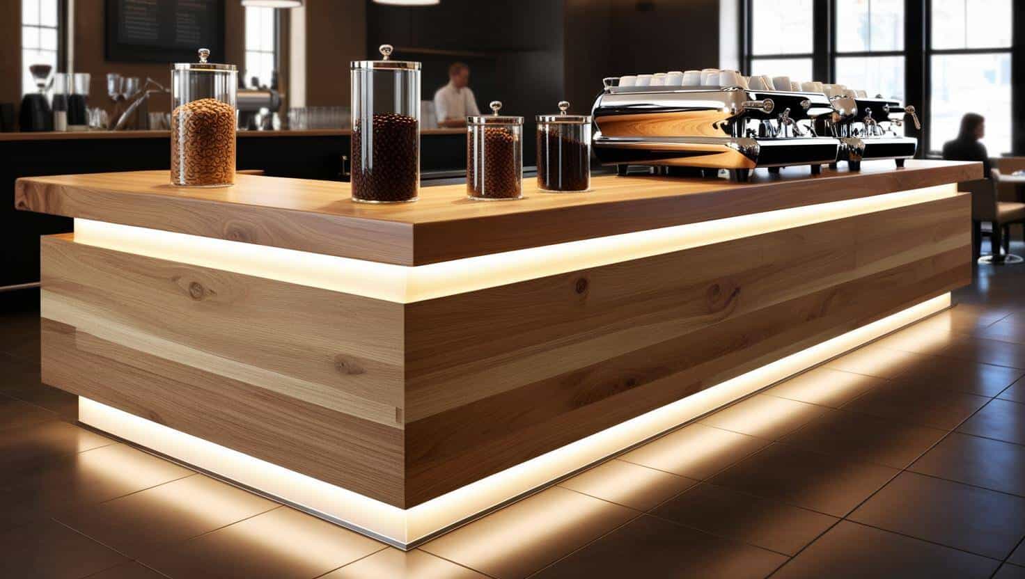 mẫu thiết kế quầy pha chế cho quán cà phê nhỏ gọn (2) Mẫu Thiết Kế Quầy Pha Chế Cho Quán Cà Phê Nhỏ Gọn (2)