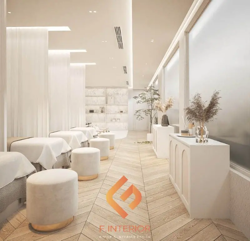 Nội thất spa phong cách Hàn Quốc