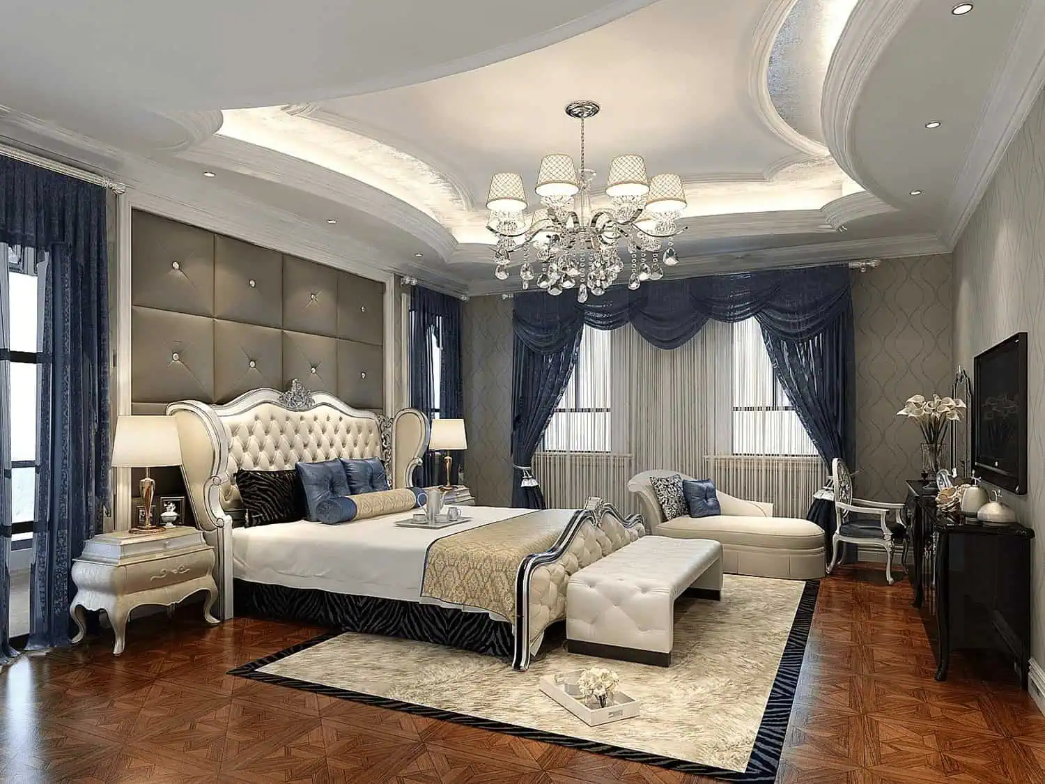 Trần thạch cao tối giản