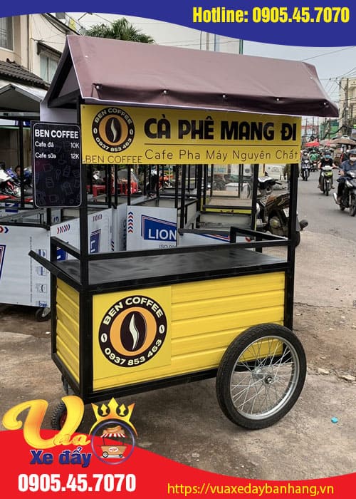 Kích thước xe cà phê