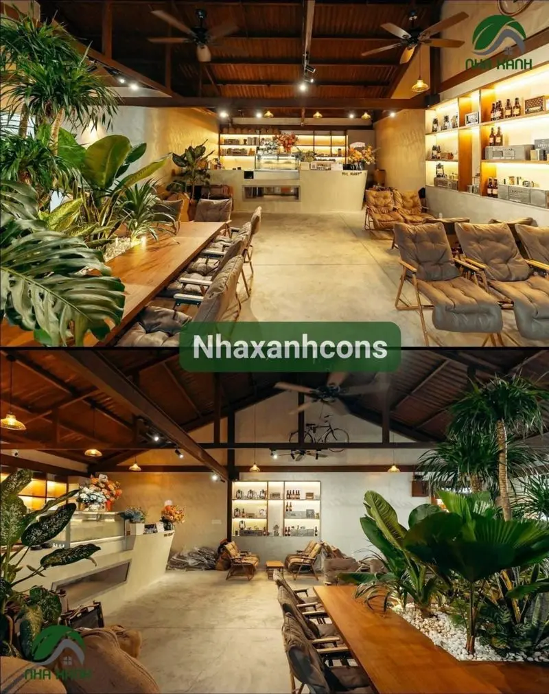 Hình ảnh quán cafe khung thép tại Vĩnh Long