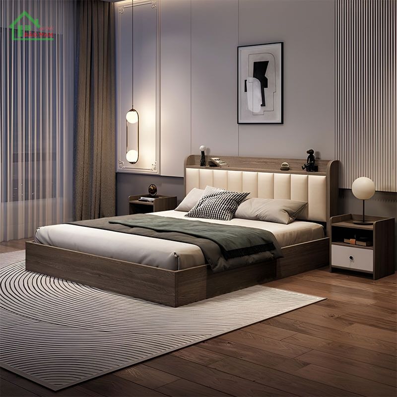 Giường ngủ MDF An Cường