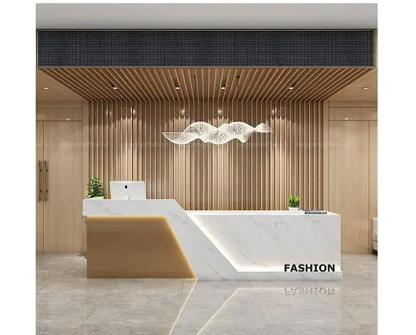 Quầy lễ tân đẹp